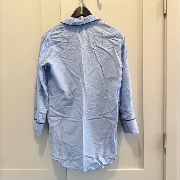 JCrew chambray sleep shirt - Picture 2 of 3